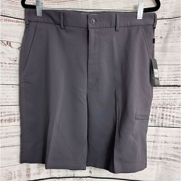Pebble Beach shorts Mens size W 34 Performance Gray Golf 9 inches Inseam New - Picture 2 of 12